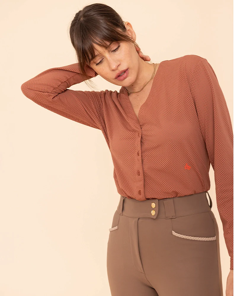 ARQANA - Perforated shirt