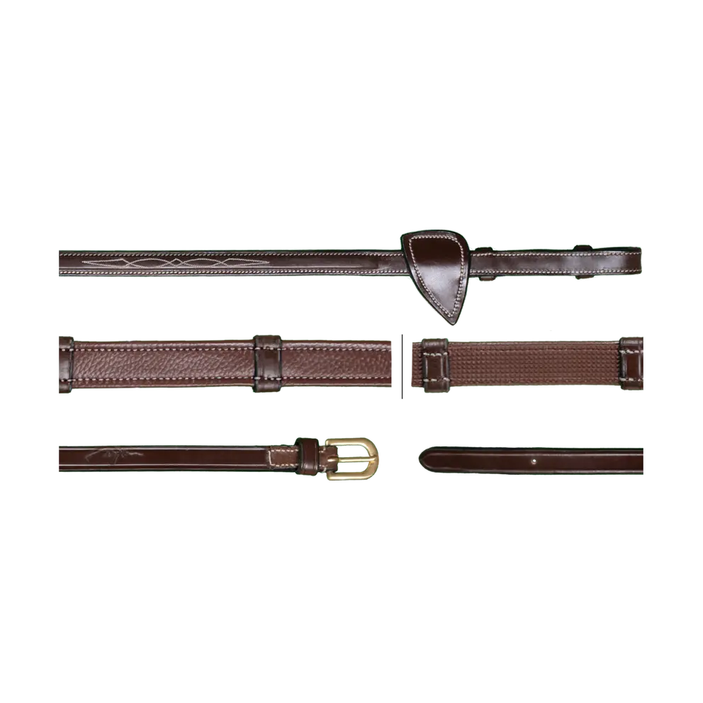 5/8" Hunter Reins With 7 Leather Loops | D COLLECTION