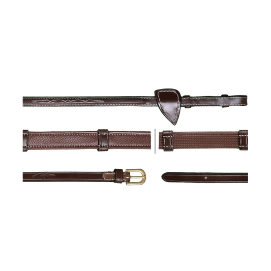 5/8" Hunter Reins With 7 Leather Loops | D COLLECTION