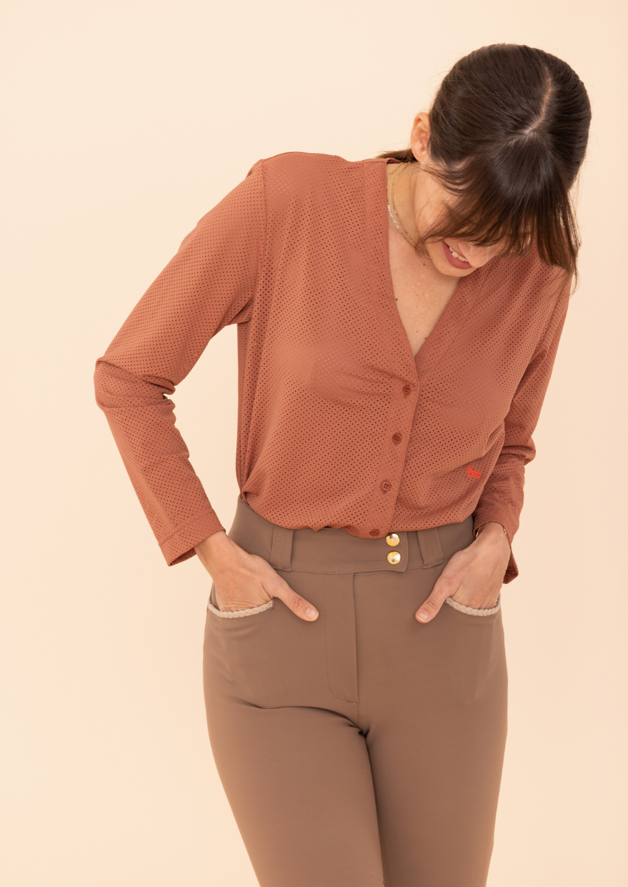 ARQANA - Perforated shirt