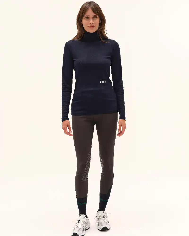 CALDER - Equestrian long-sleeved technical T-shirt