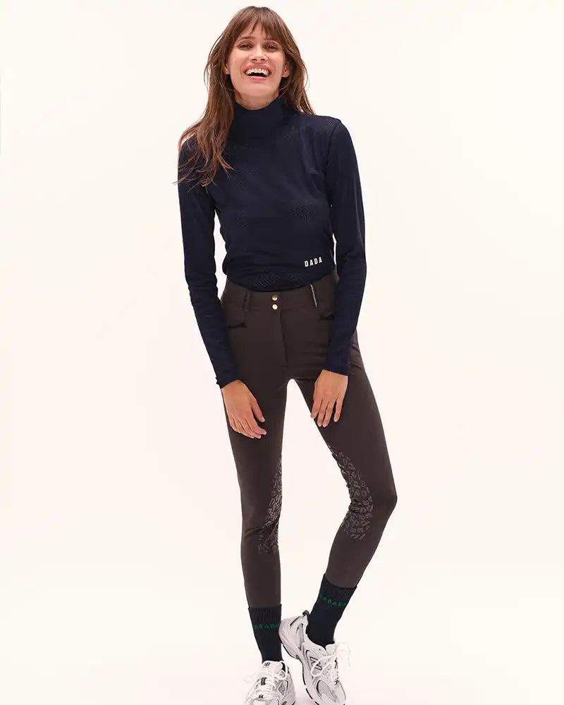 CALDER - Equestrian long-sleeved technical T-shirt
