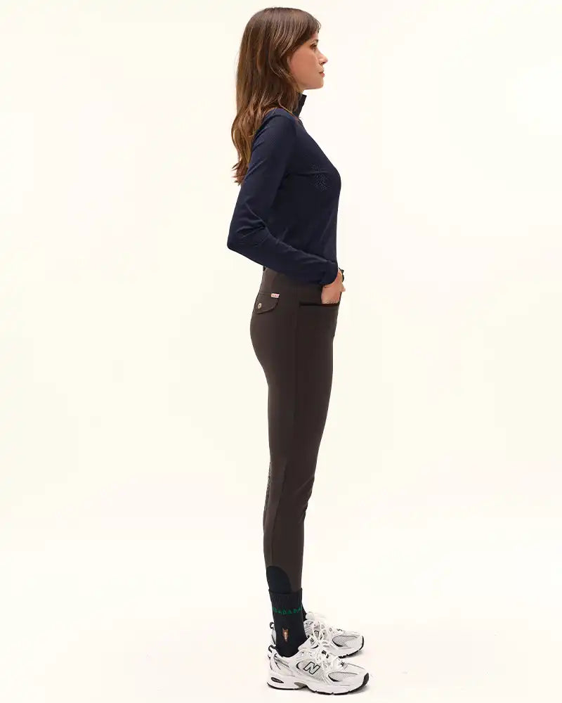 CALDER - Equestrian long-sleeved technical T-shirt