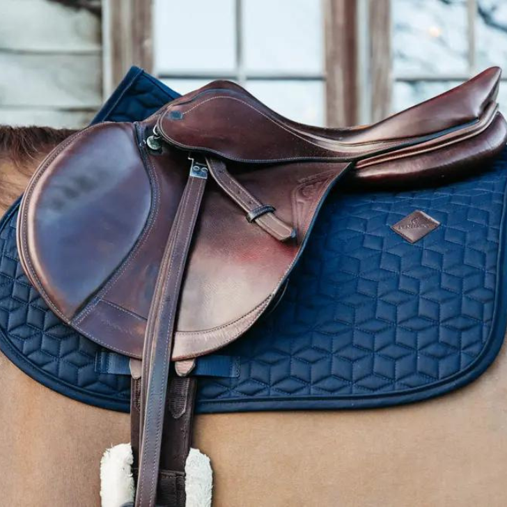 Tapis de selle de saut classique | Marine