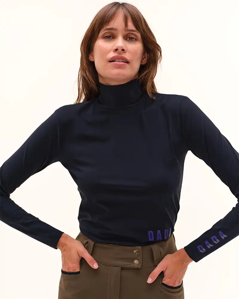 CONSUL - Technical riding turtle-neck T-shirt