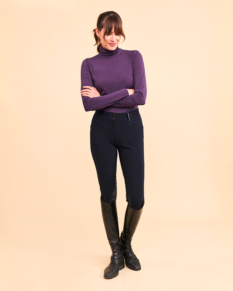CONSUL Funnel Collar T-Shirt | Cassis