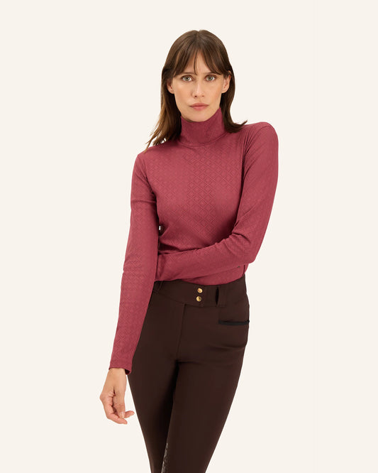 CALDER - Equestrian long-sleeved technical T-shirt