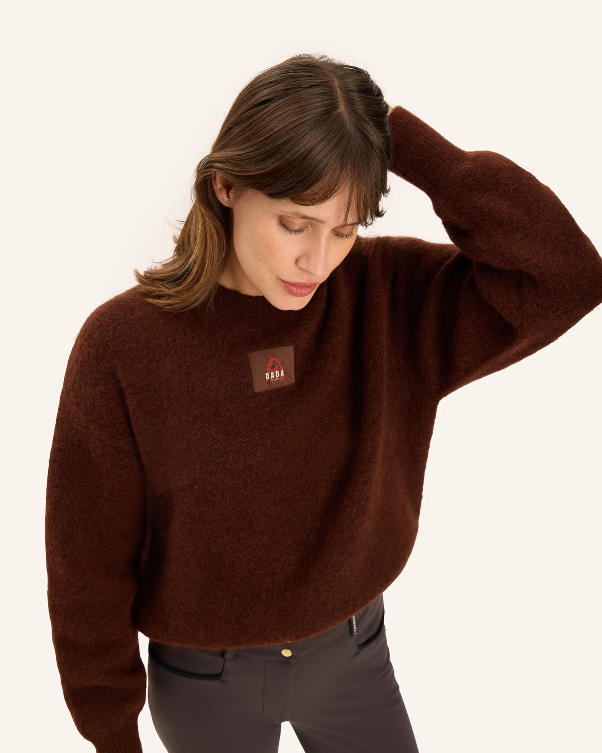 ECLIPSE - Hazelnut Mohair Wool Sweater