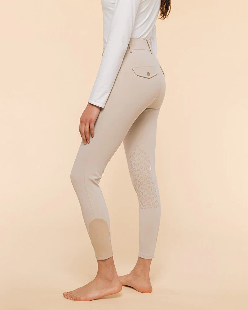 NEW GIOVANI Riding Breeches + Grip | Beige