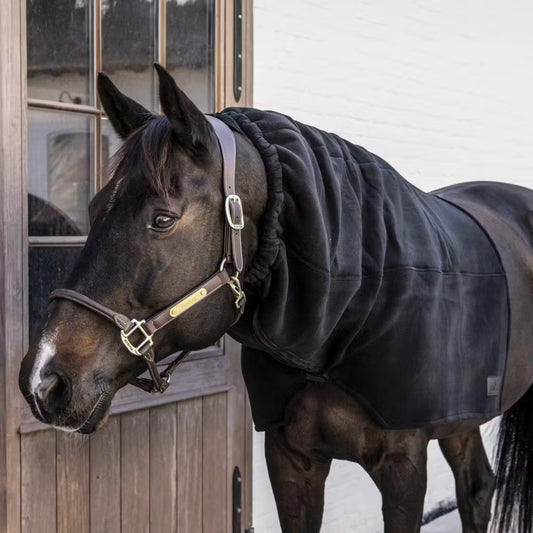 Heavy Fleece Horse Scarf | Black