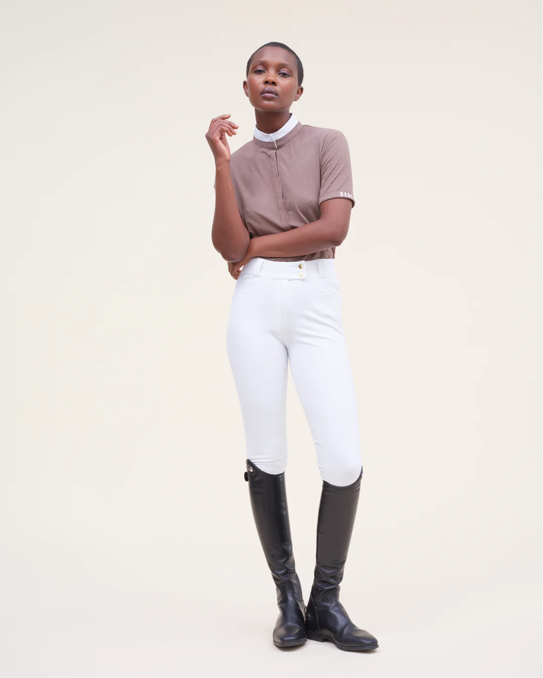 HELIOS Short Sleeve Show Shirt | Taupe