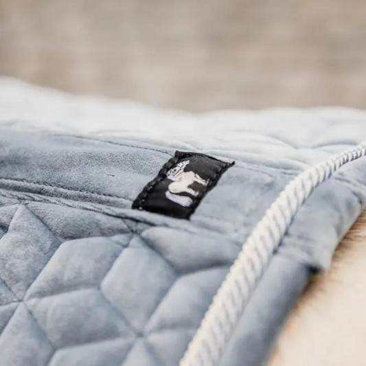Velvet Jumping Saddle Pad PONY | Light Blue