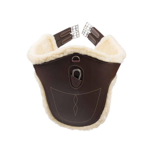 Sheepskin Stud Girth | Brown