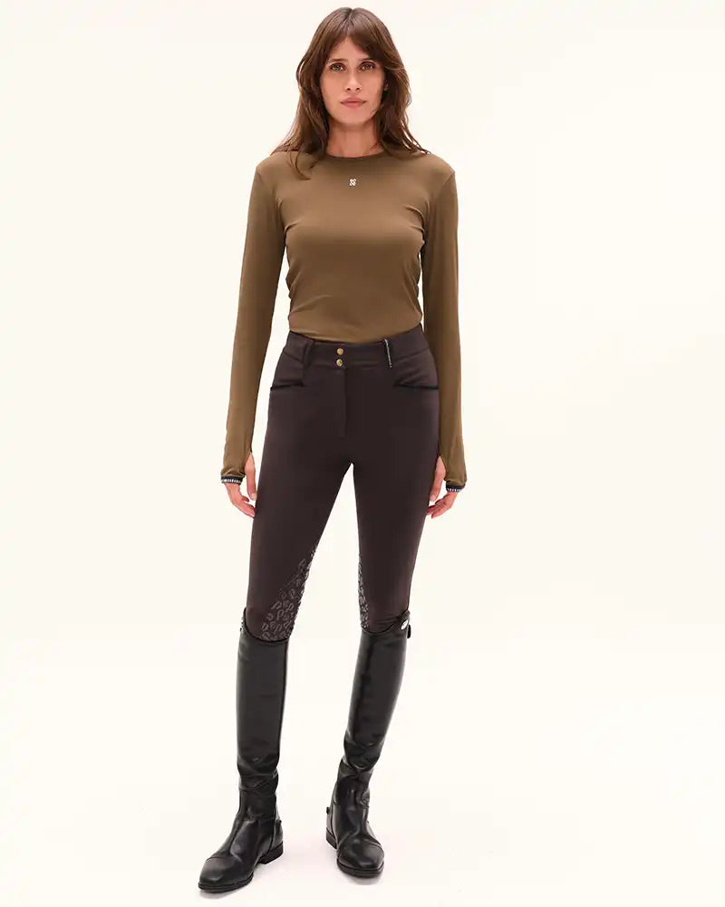 KIRA - Technical Long-Sleeve Equestrian T-Shirt