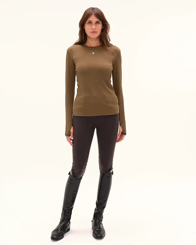 KIRA - Technical Long-Sleeve Equestrian T-Shirt
