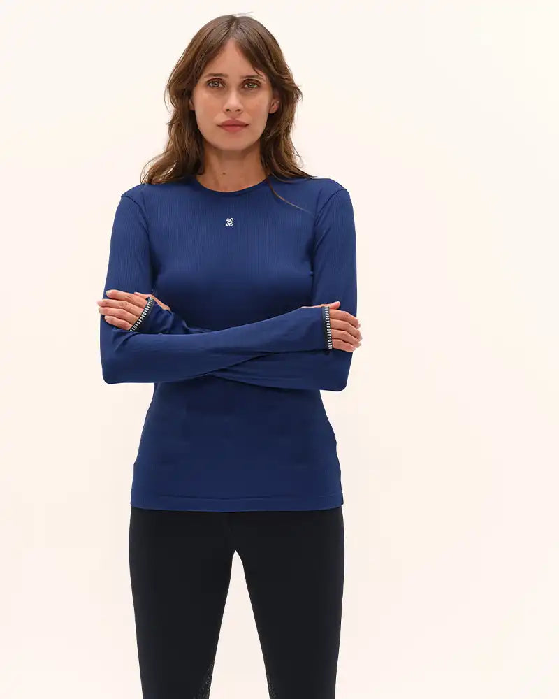 KIRA - Technical Long-Sleeve Equestrian T-Shirt