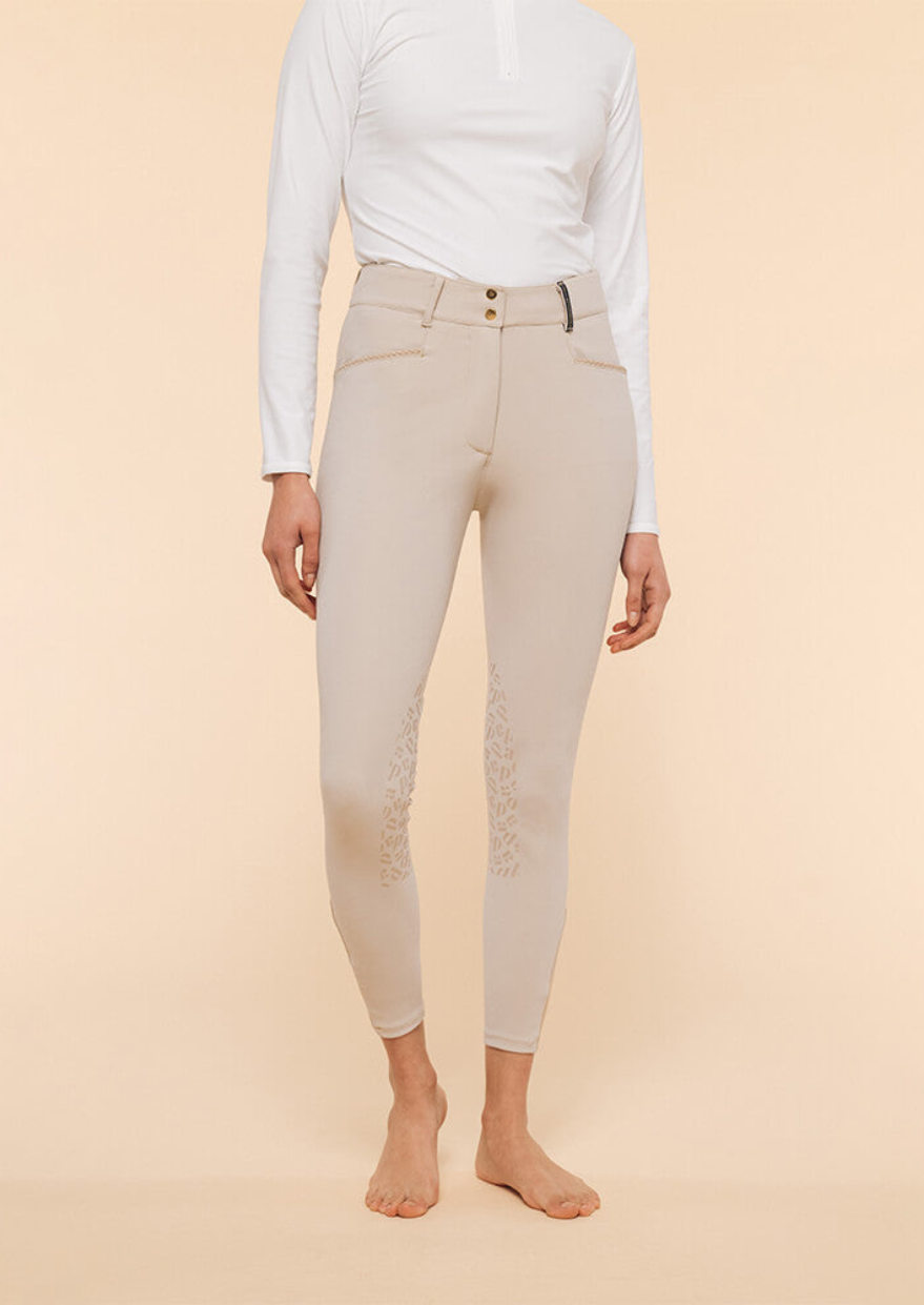 NEW GIOVANI Riding Breeches + Grip | Beige