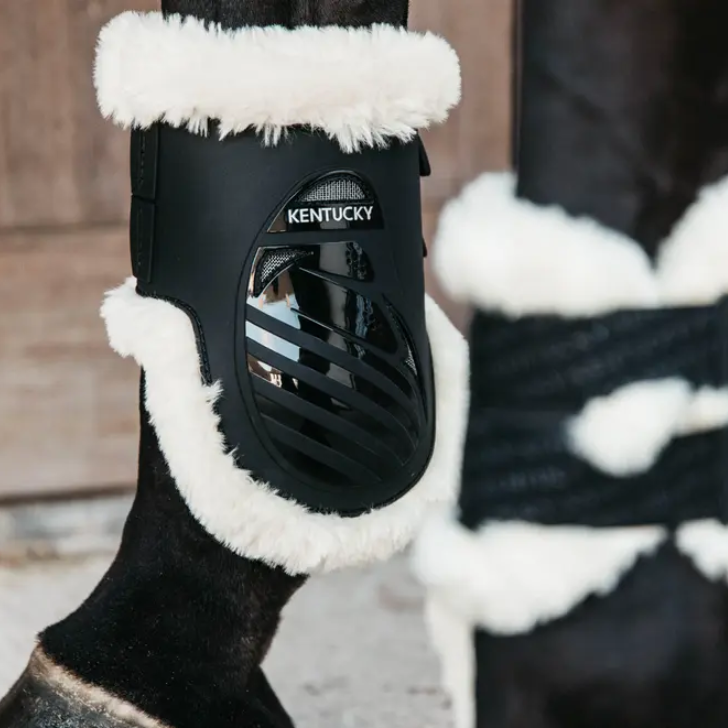 Vegan Sheepskin Fetlock Boots Elastic | + Colors