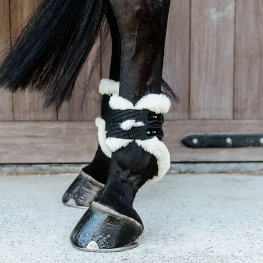 Vegan Sheepskin Fetlock Boots Elastic | + Colors