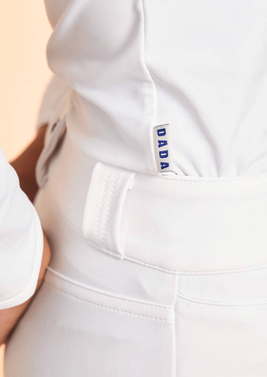INDIE - Long Sleeve Polo | White