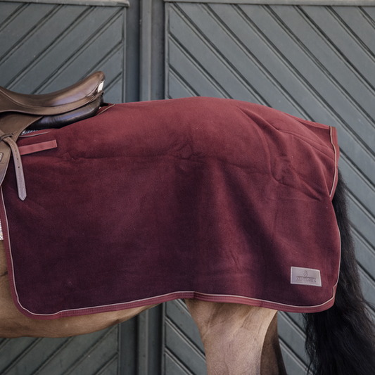 Quarter Rug Heavy Fleece | Bordeaux