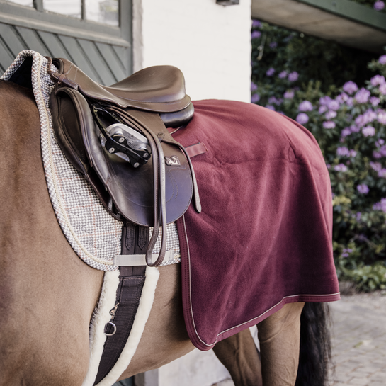 Quarter Rug Heavy Fleece | Bordeaux