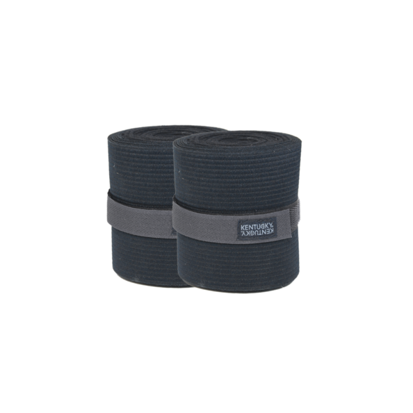 Polar Fleece & Elastic Bandages - Set of 2 | Black
