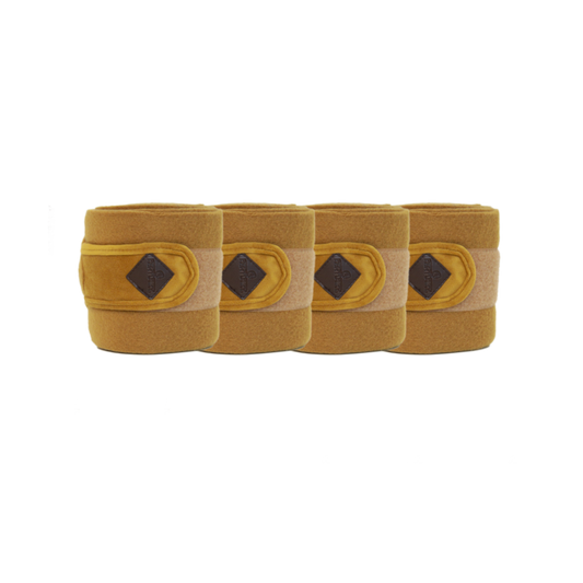 Velvet Polar fleece bandages | Mustard