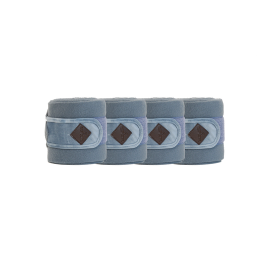 Velvet Polar Fleece Bandages | Light Blue