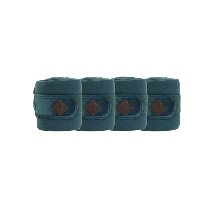 Velvet Polar fleece bandages | Emerald