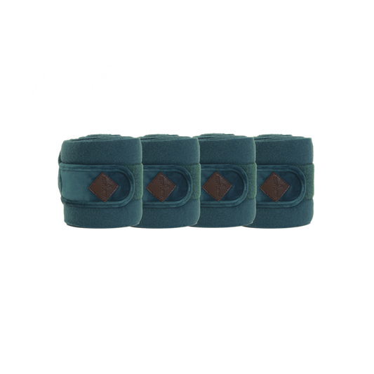 Velvet Polar fleece bandages | Emerald