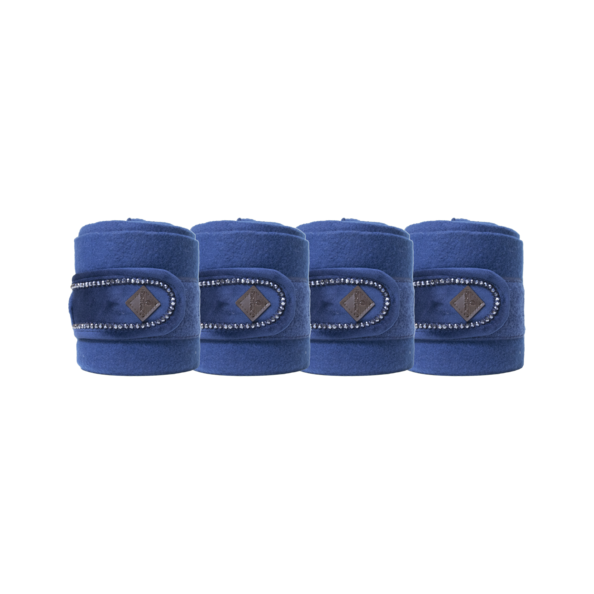 Velvet PEARLS Polar Fleece Bandages | Navy