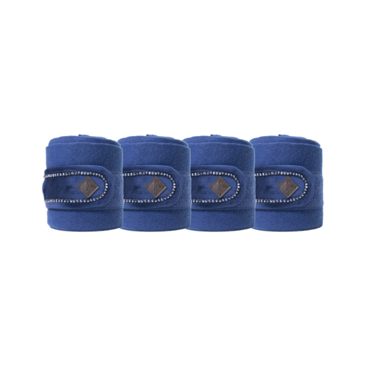 Velvet PEARLS Polar Fleece Bandages | Navy