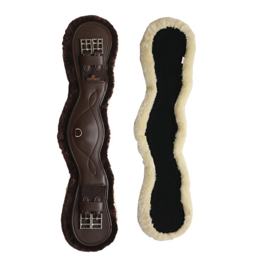Sheepskin Anatomic Short Girth | Brown