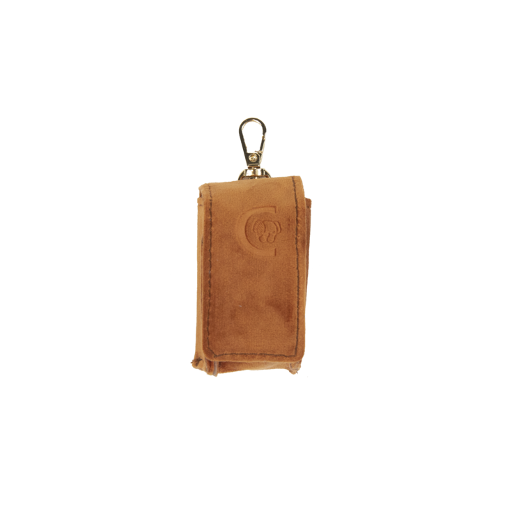 Square Poop Bag Velvet | Orange