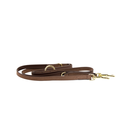 Dog lead Velvet leather