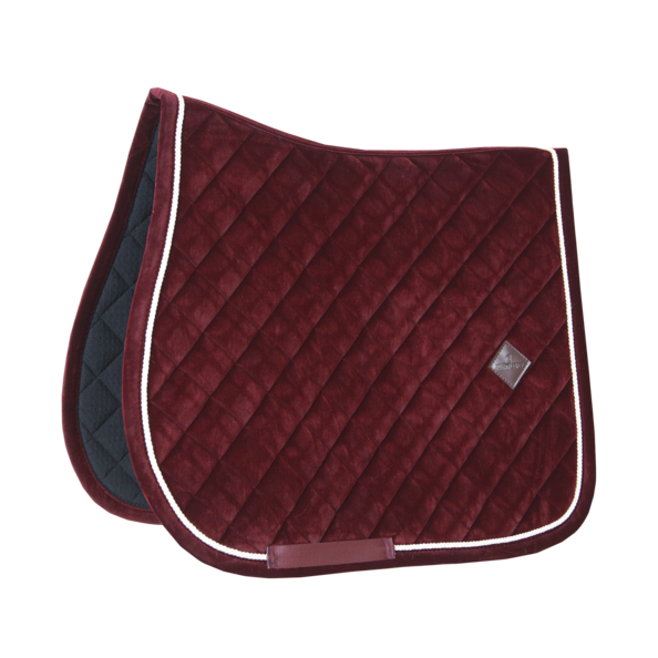 Corduroy Jumping Saddle Pad | Bordeaux