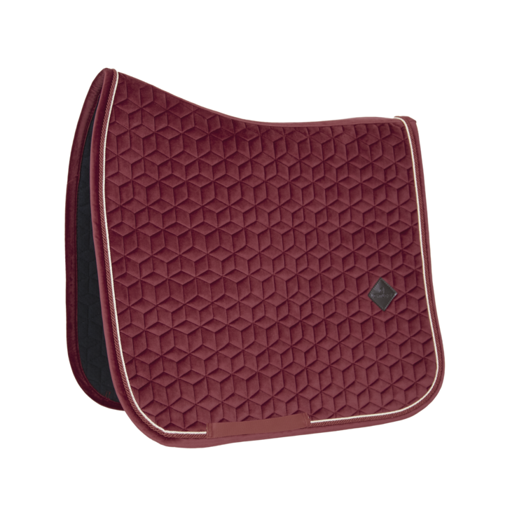 Velvet Dressage Saddle Pad | Bordeaux