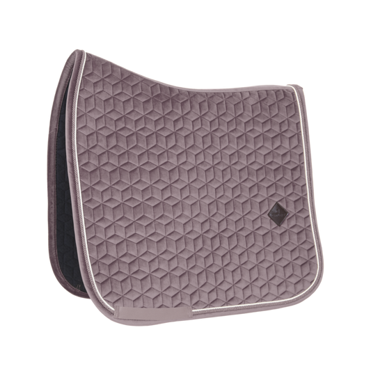 Velvet Dressage Saddle Pad | Light Purple