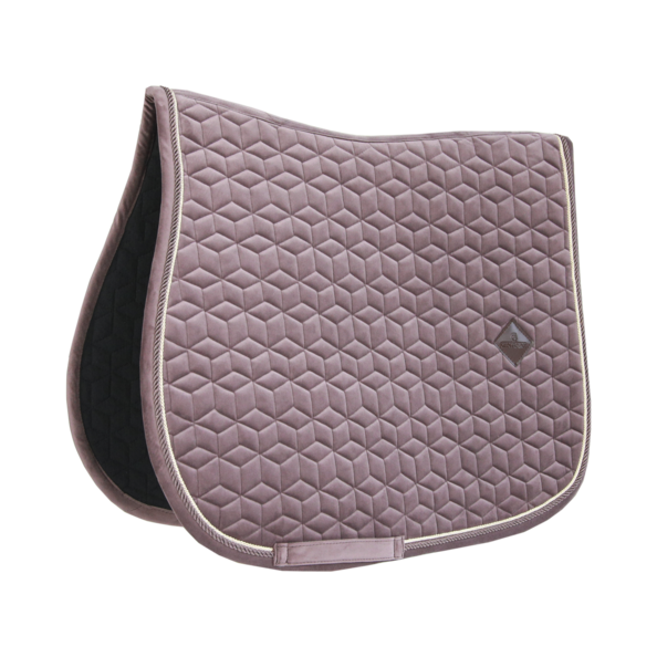 Velvet Jumping Saddle Pad | Light Purple