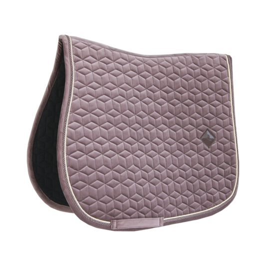 Velvet Jumping Saddle Pad | Light Purple