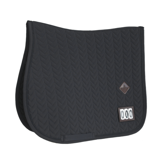 Fishbone Competition Jumping Saddle Pad | Black