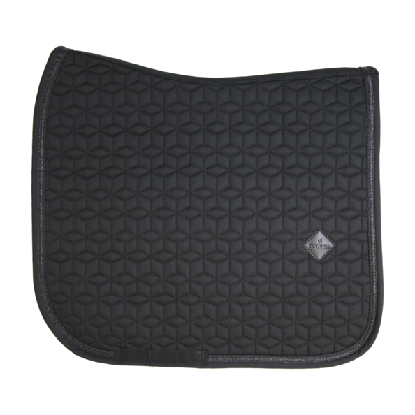 Glitter Rope Dressage Saddle Pad | Black