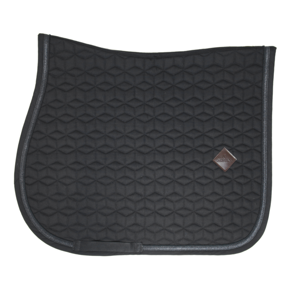 Glitter Rope Jumping Saddle Pad | Black