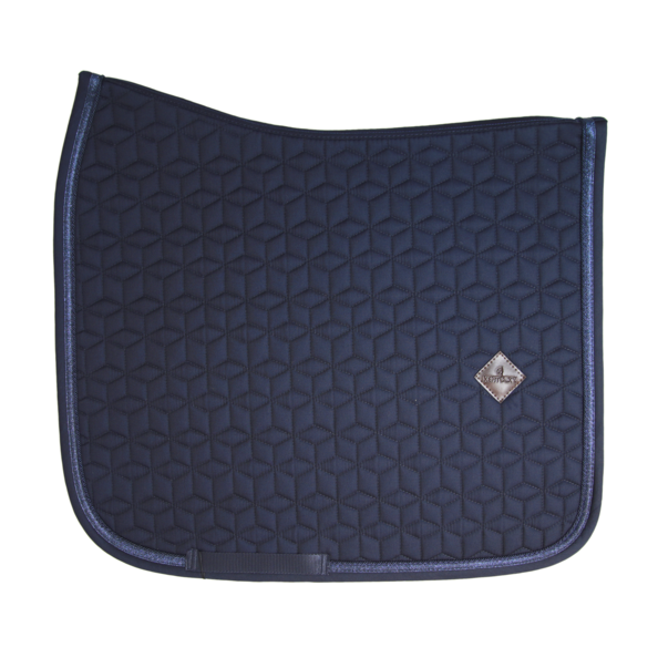 Glitter Rope Dressage Saddle Pad | Navy