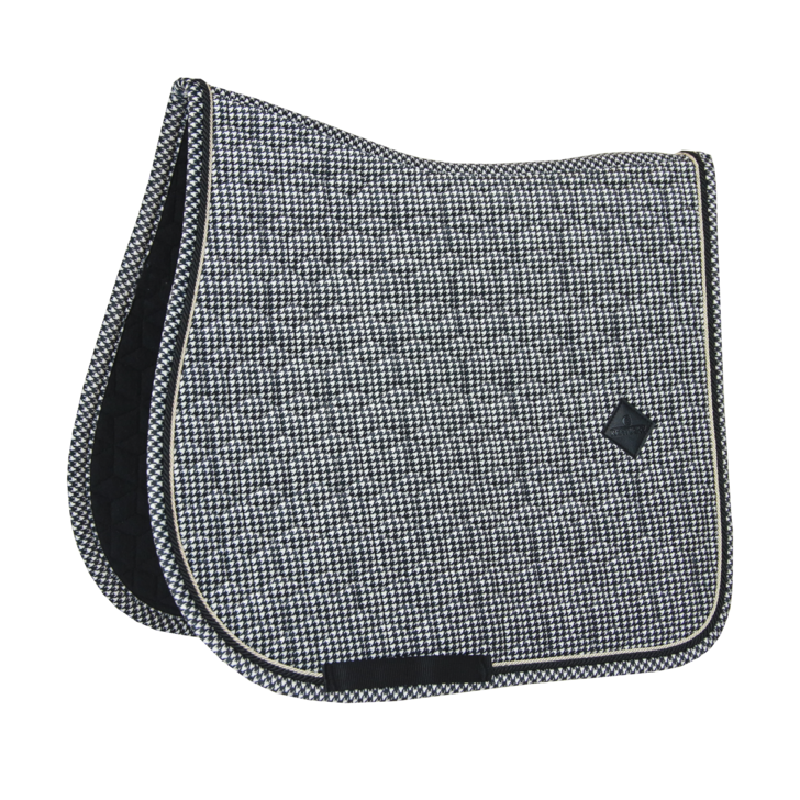 Pied-de-Poule Jumping Saddle Pads | Black