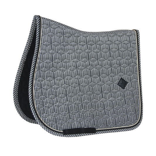 Pied-de-Poule Jumping Saddle Pads | Black