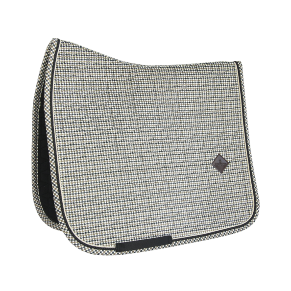 Pied-de-Poule Dressage Saddle Pad | Brown