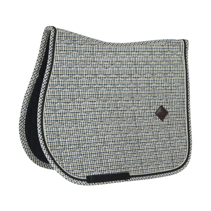 Pied-de-Poule Jumping Saddle Pads | Brown