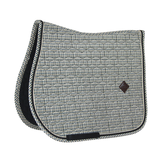 Pied-de-Poule Jumping Saddle Pads | Brown